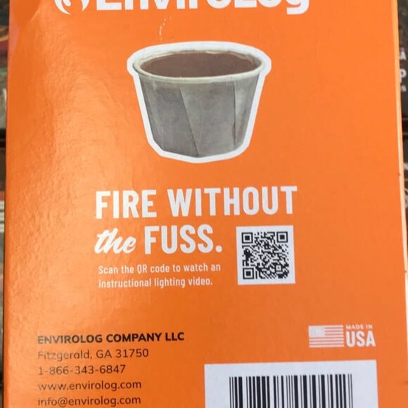 EnviroLog FIRESTARTERS $75 per case of 6 boxes of 24 fire starters per box - Picture 5 of 5